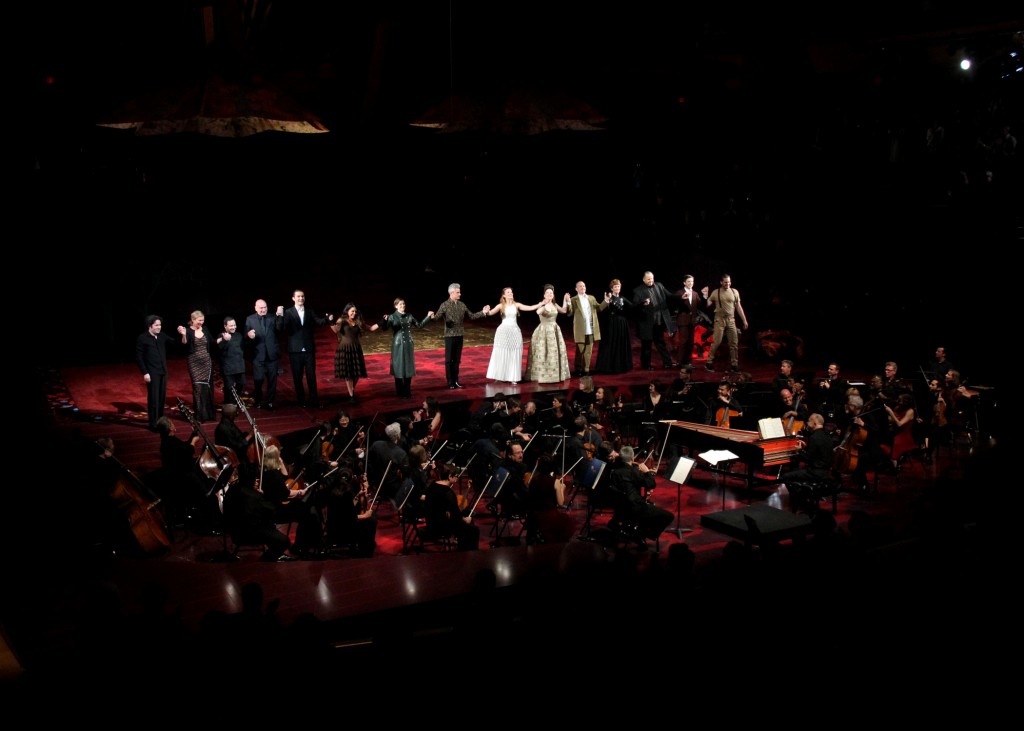 LA Phil "Figaro" Cast and orchestra. Photo by Mathew Imaging.