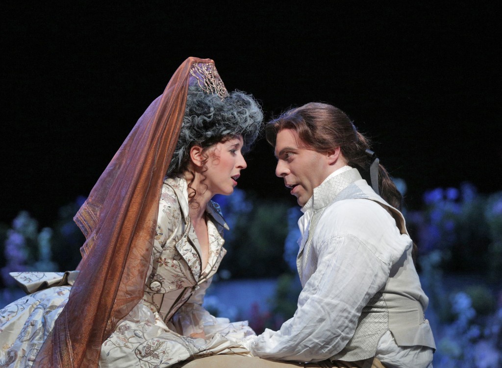 LISETTE OROPESA (SUSANNA) + ZACHARY NELSON (FIGARO).  Photo by Ken Howard