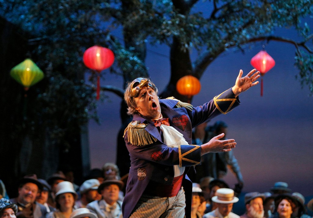 Baritone Stephen Powell as Tonio. Photo by Cory Weaver.