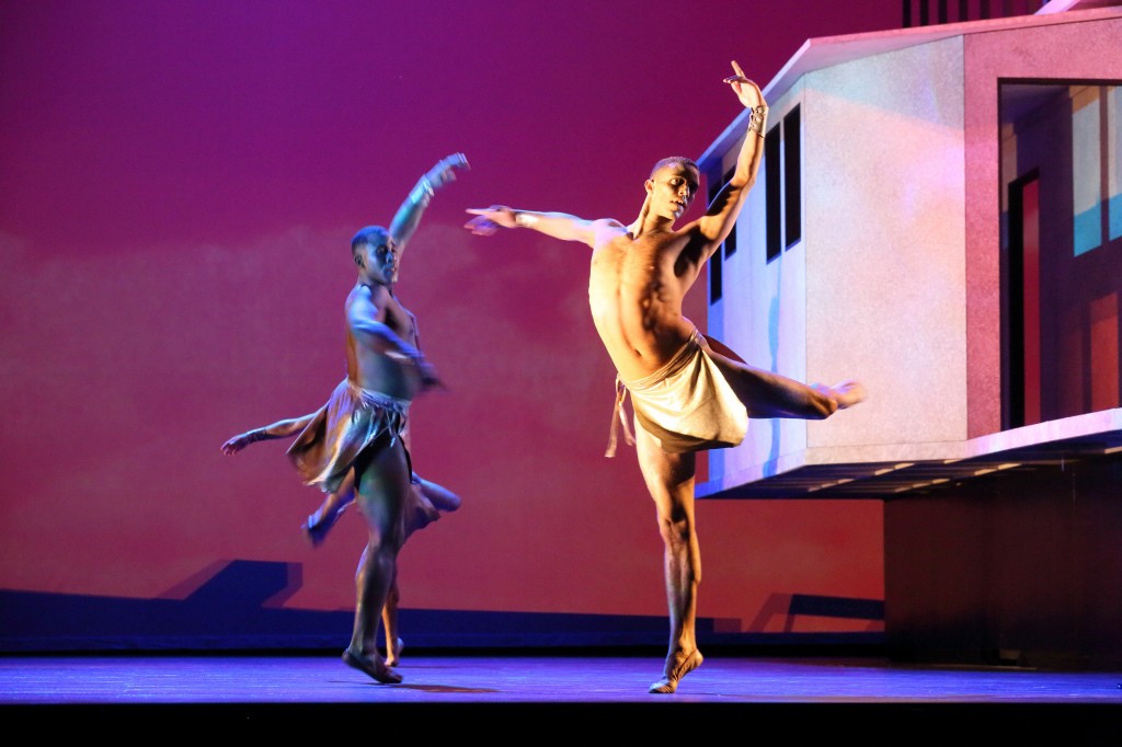 Dancers Christopher Nolen and Ricardo Zayas. (Photo: Craig T. Mathew / LA Opera)