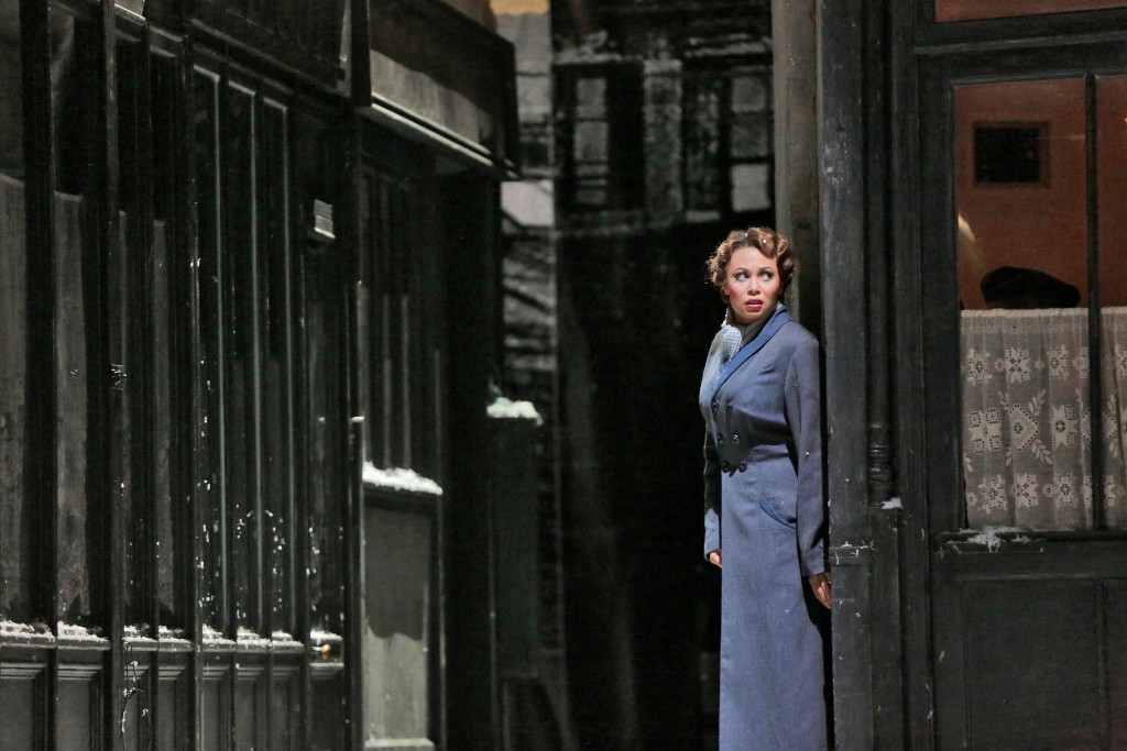 Soprano Alyson Cambridge is Mimi in San Diego Opera's LA BOHEME (January/February, 2015). Photo by Ken Howard.