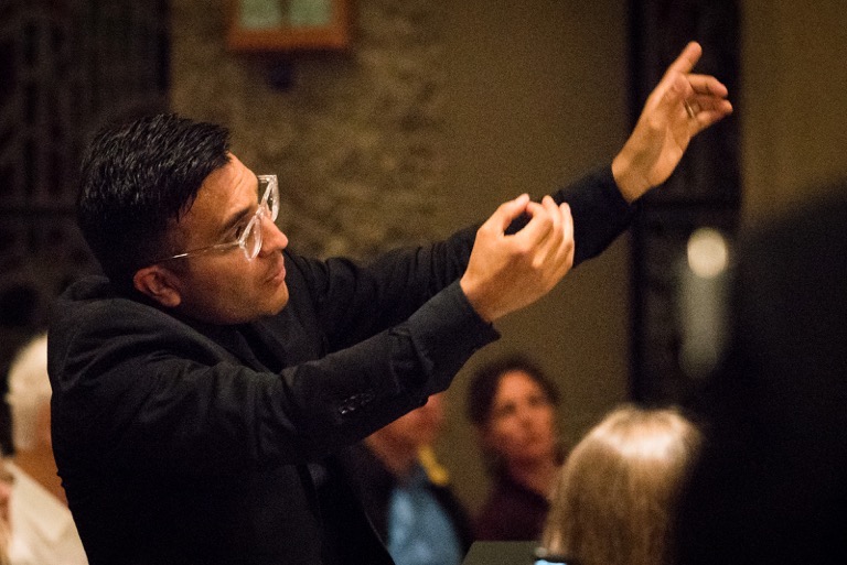 Ruben Valenzuela, founder and music director of Bach Collegium San Diego. Photo by Gary Payne.
